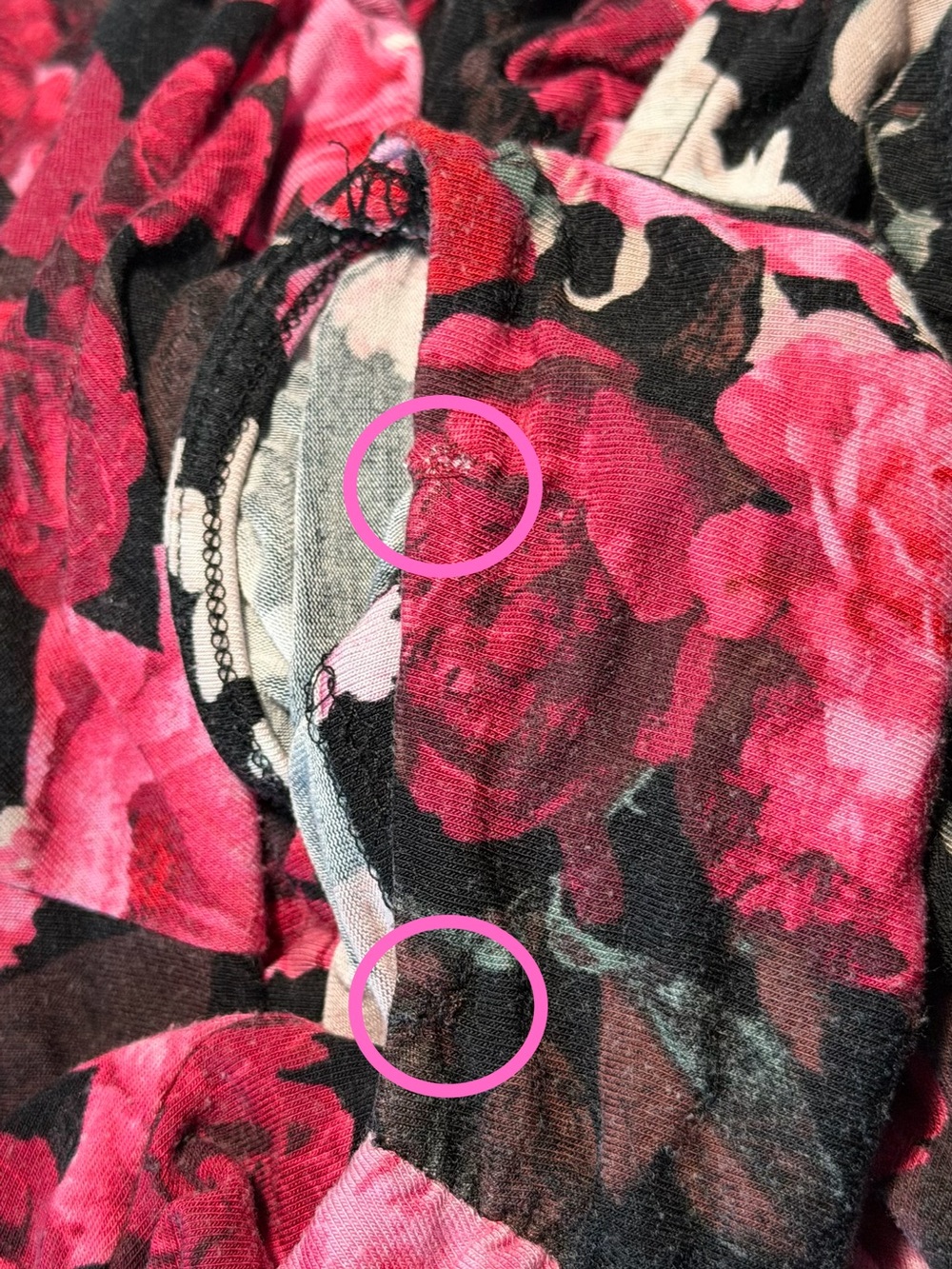Torrid Super Soft Floral Fit & Flare Midi Dress Black Pink Size 2 2X - Picture 9 of 10